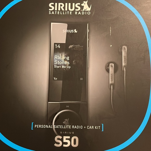 Sirius Personal Satellite Radio + Car Kit S50 Portable Media Player Remote Dock - Picture 2 of 11